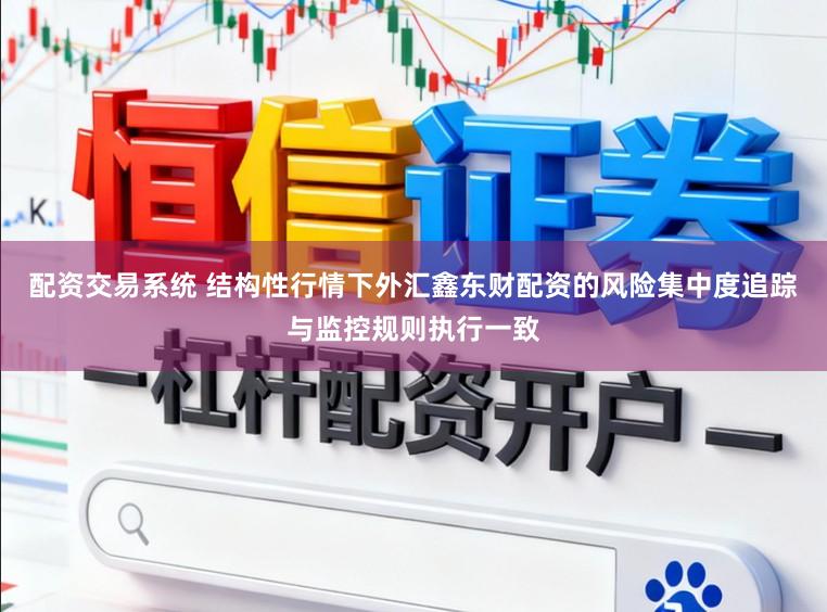 配资交易系统 结构性行情下外汇鑫东财配资的风险集中度追踪与监控规则执行一致