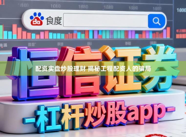 配资实盘炒股理财 揭秘工程配资人的骗局